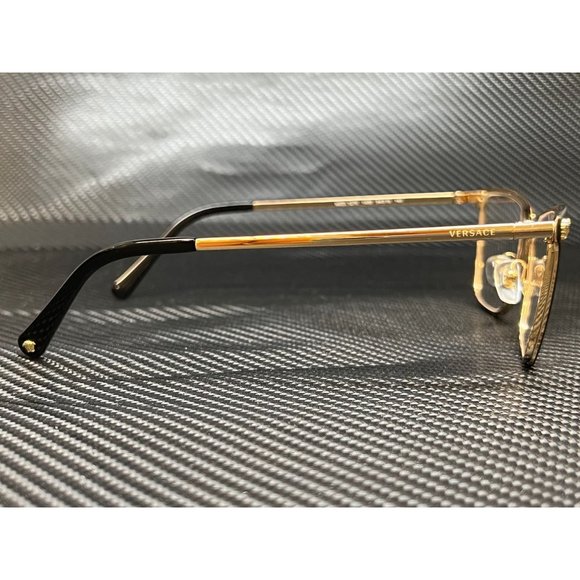SALE! Versace Gold Matte Black 54mm Women's Eyeglasses! - Picture 3 of 4
